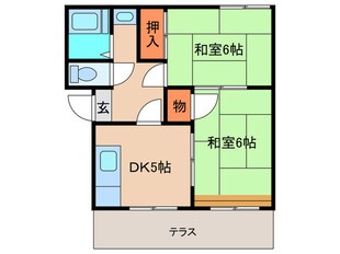 ビラコリ－ヌＡの物件間取画像